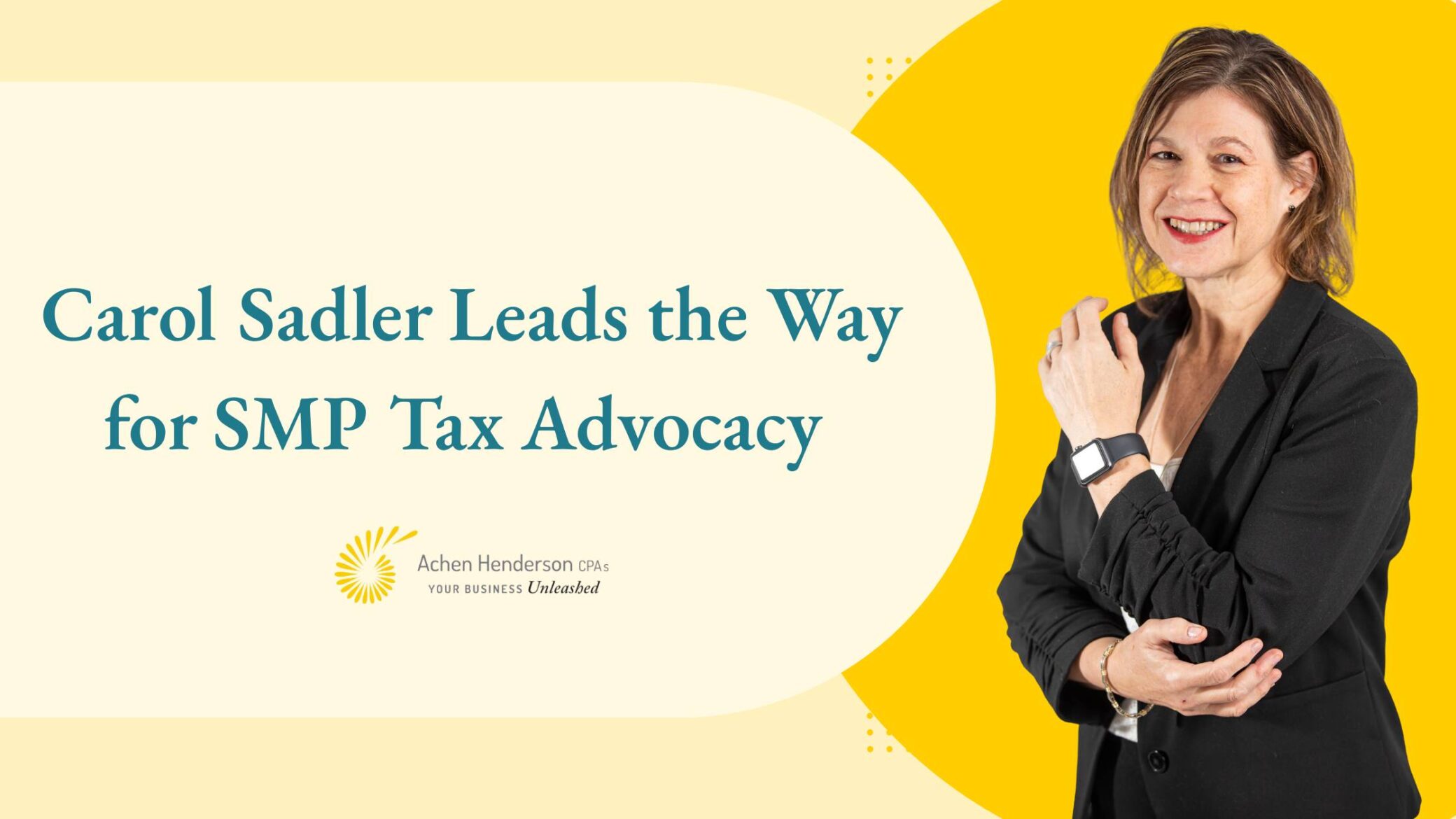Carol Sadler Leads the Way for SMP Tax Advocacy