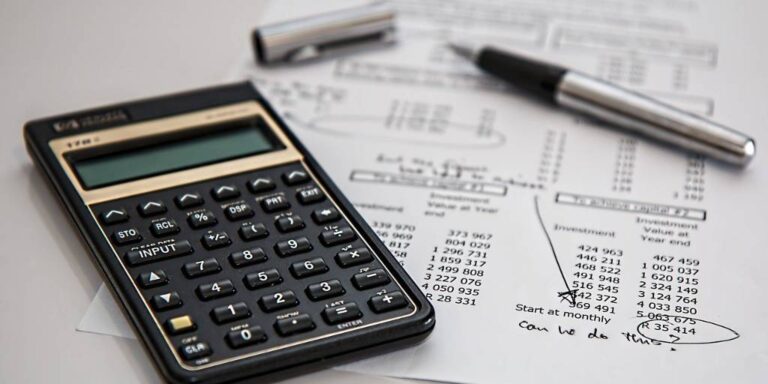 Calculator symbolizing indirect taxes