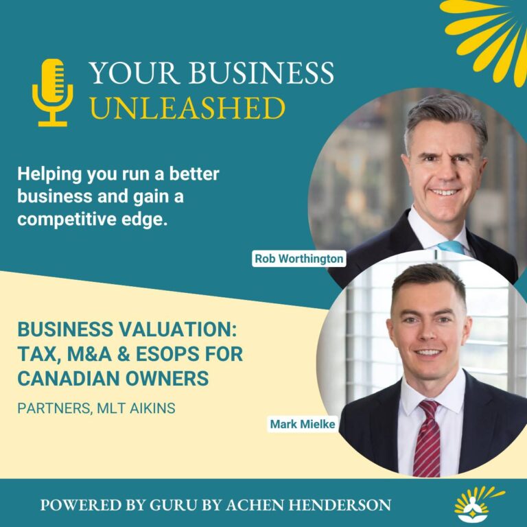Business Valuation: Tax, M&A & ESOPs for Canadian Owners