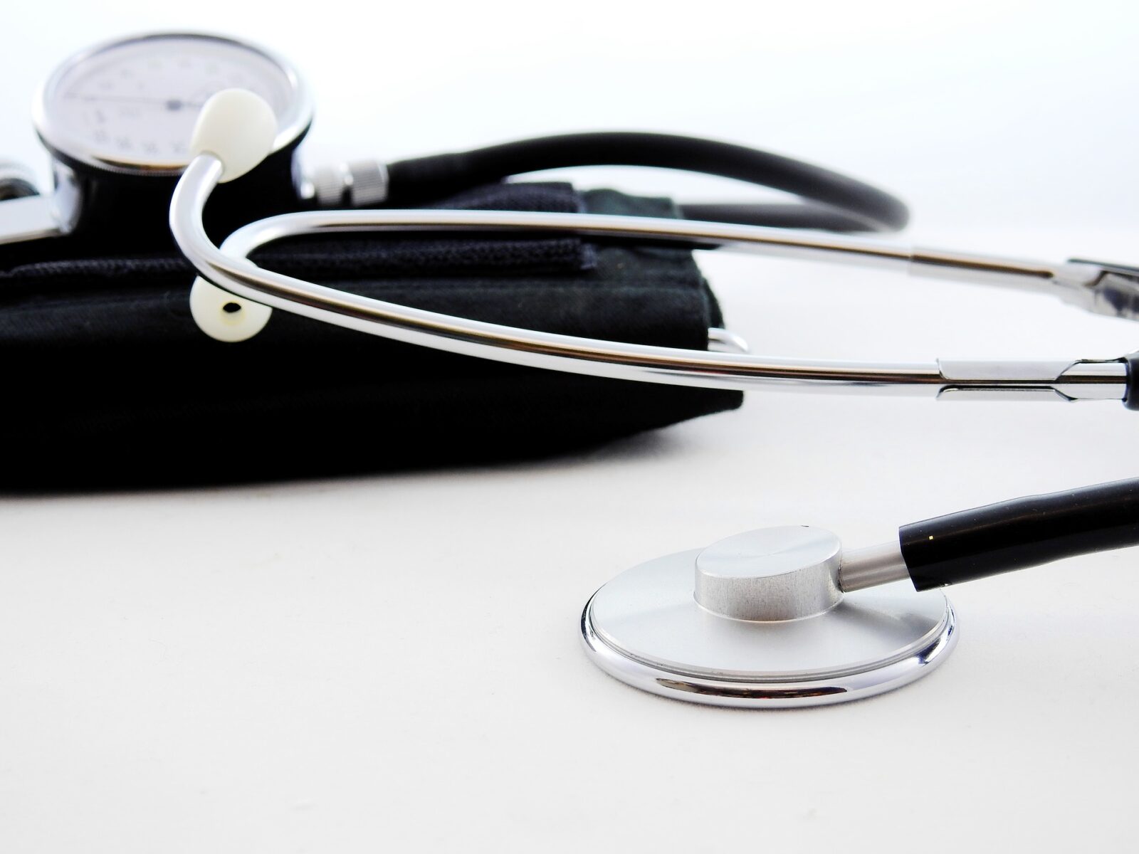 Close-up of a medical stethoscope